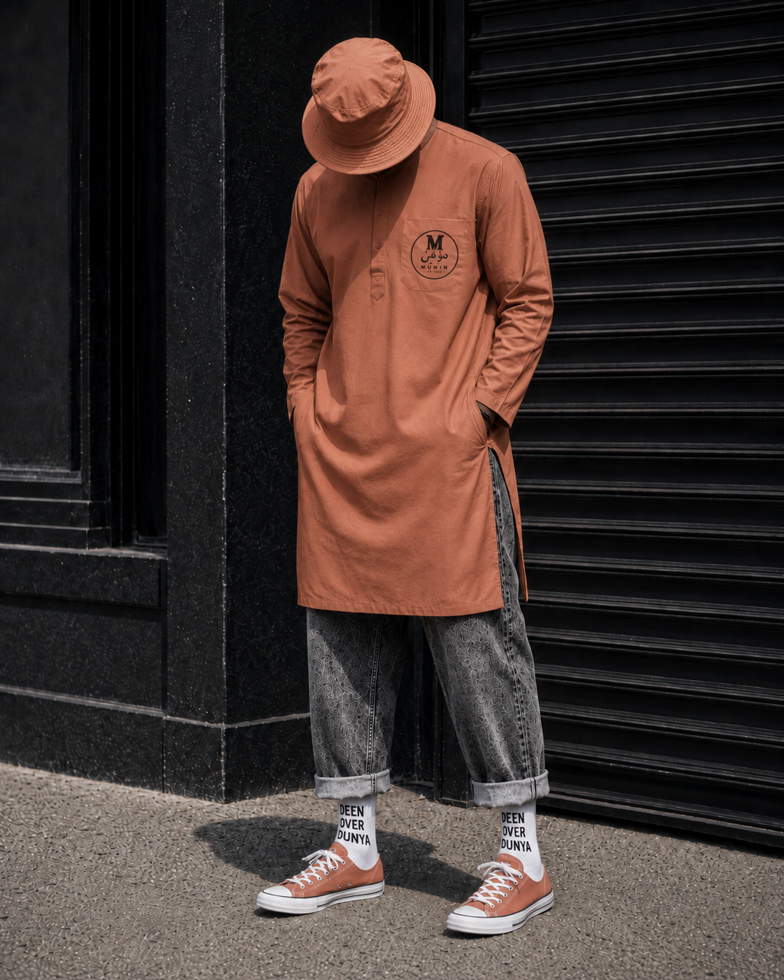 Long sleeve kafton