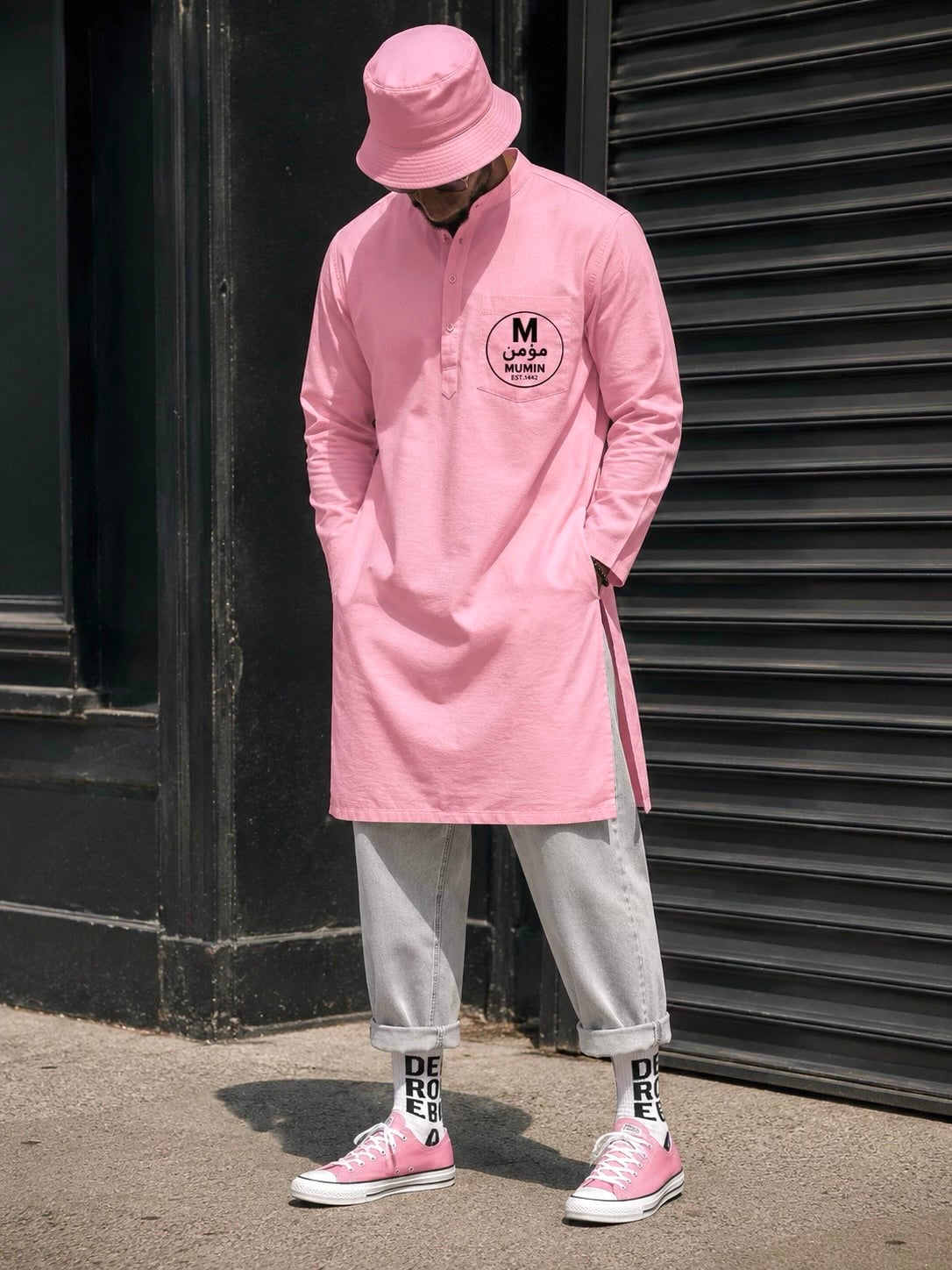 Long sleeve kafton