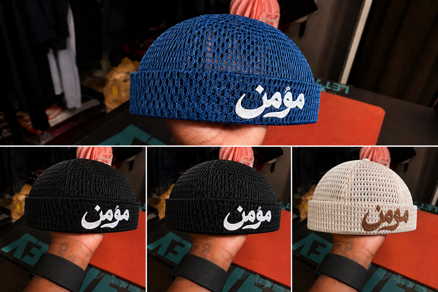 Brimless Mesh Hat