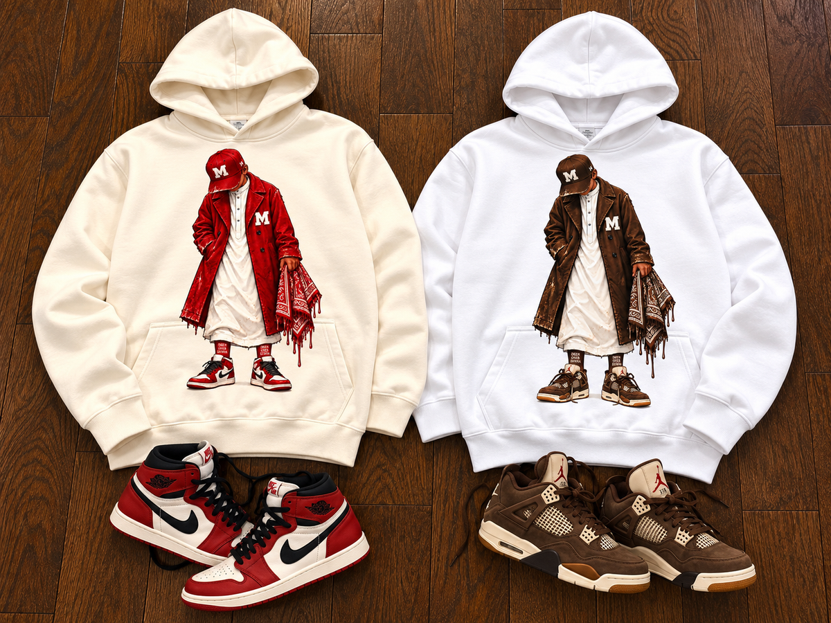 Pea coat hoodie