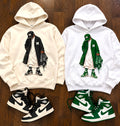 Pea coat hoodie
