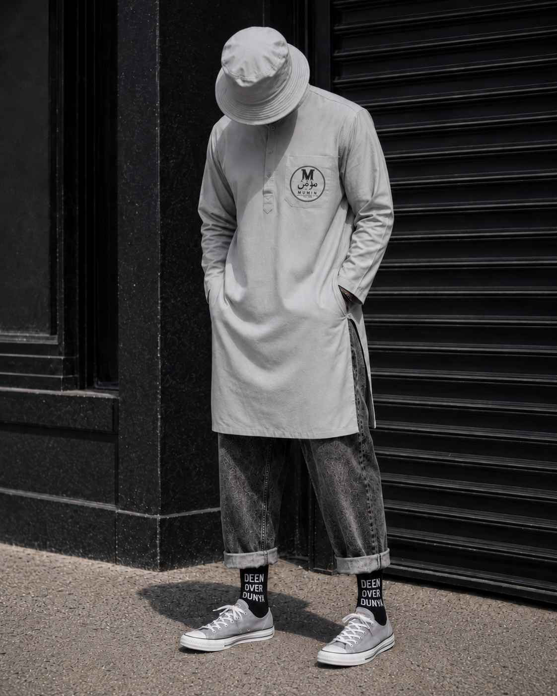 Long sleeve kafton
