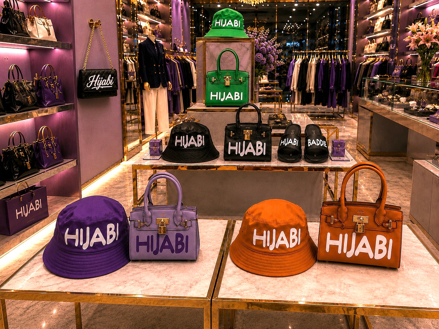 Hijabi bucket hat