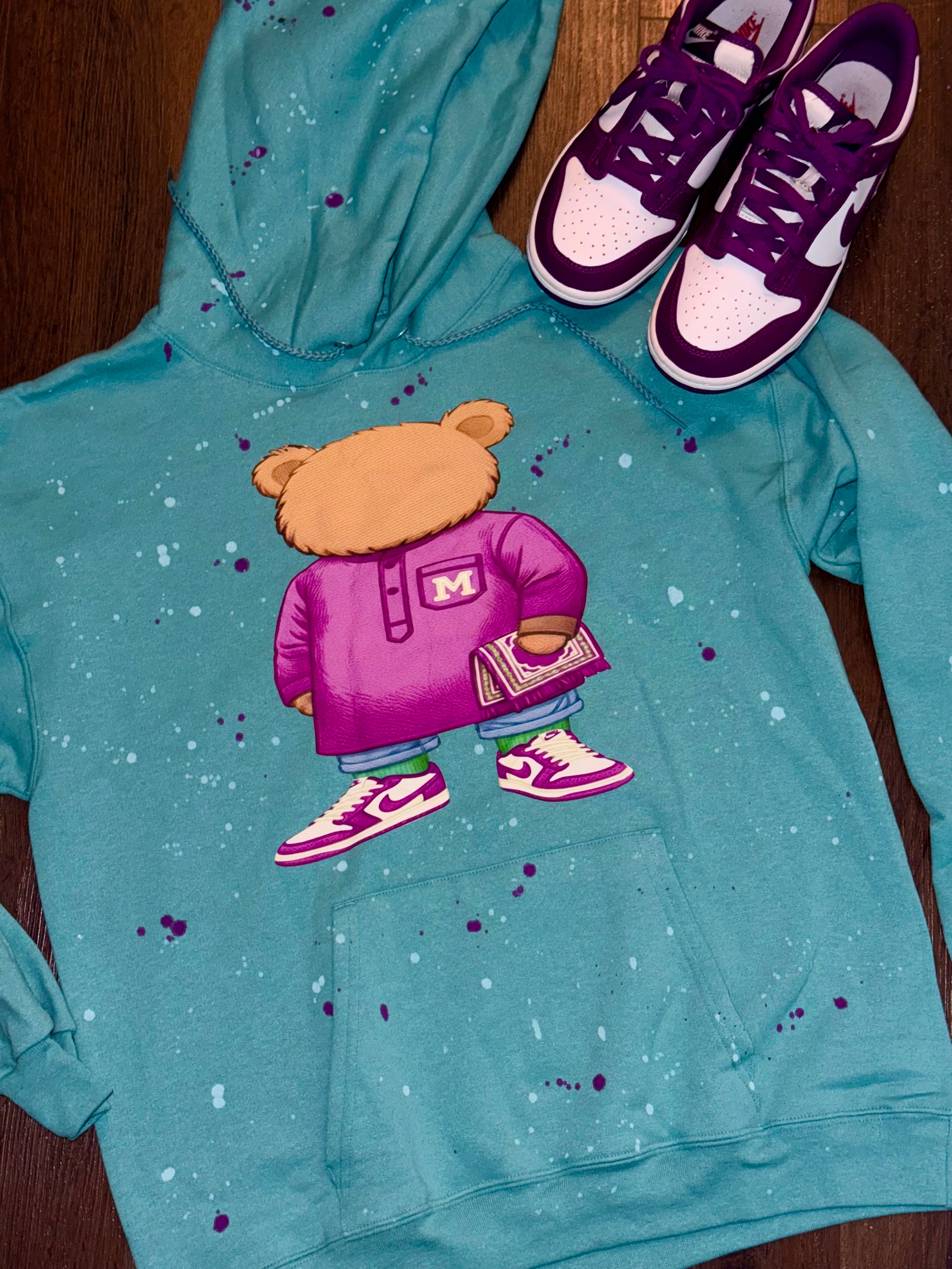Purple prayer hoodie