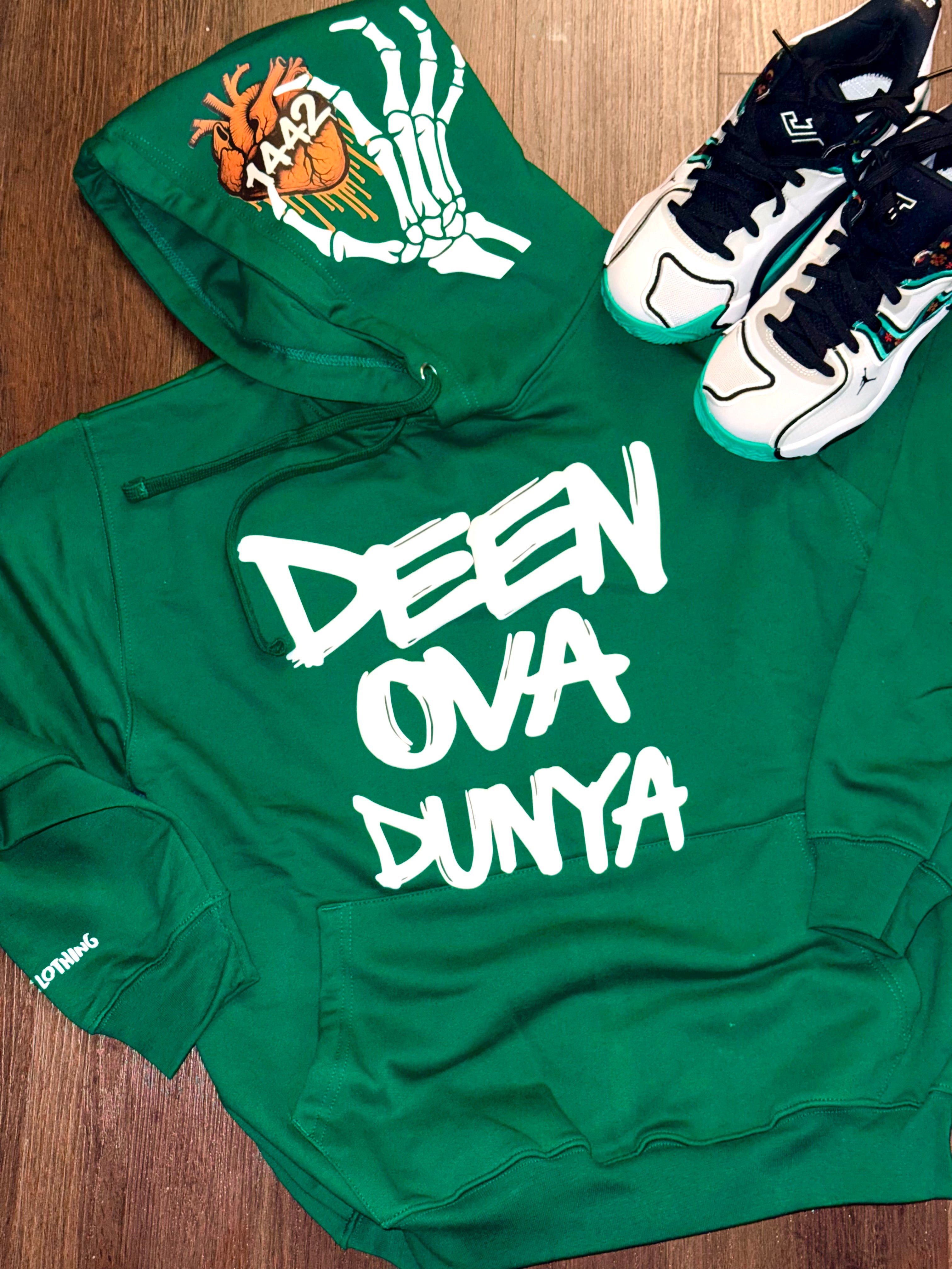 Green deen hoodie