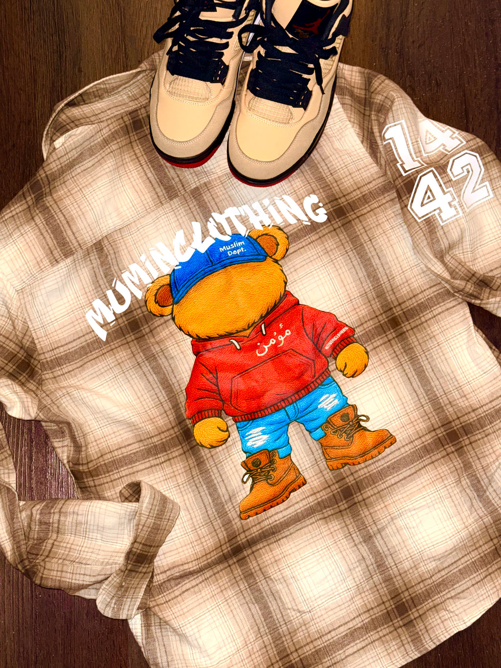 Flannel button up shirt