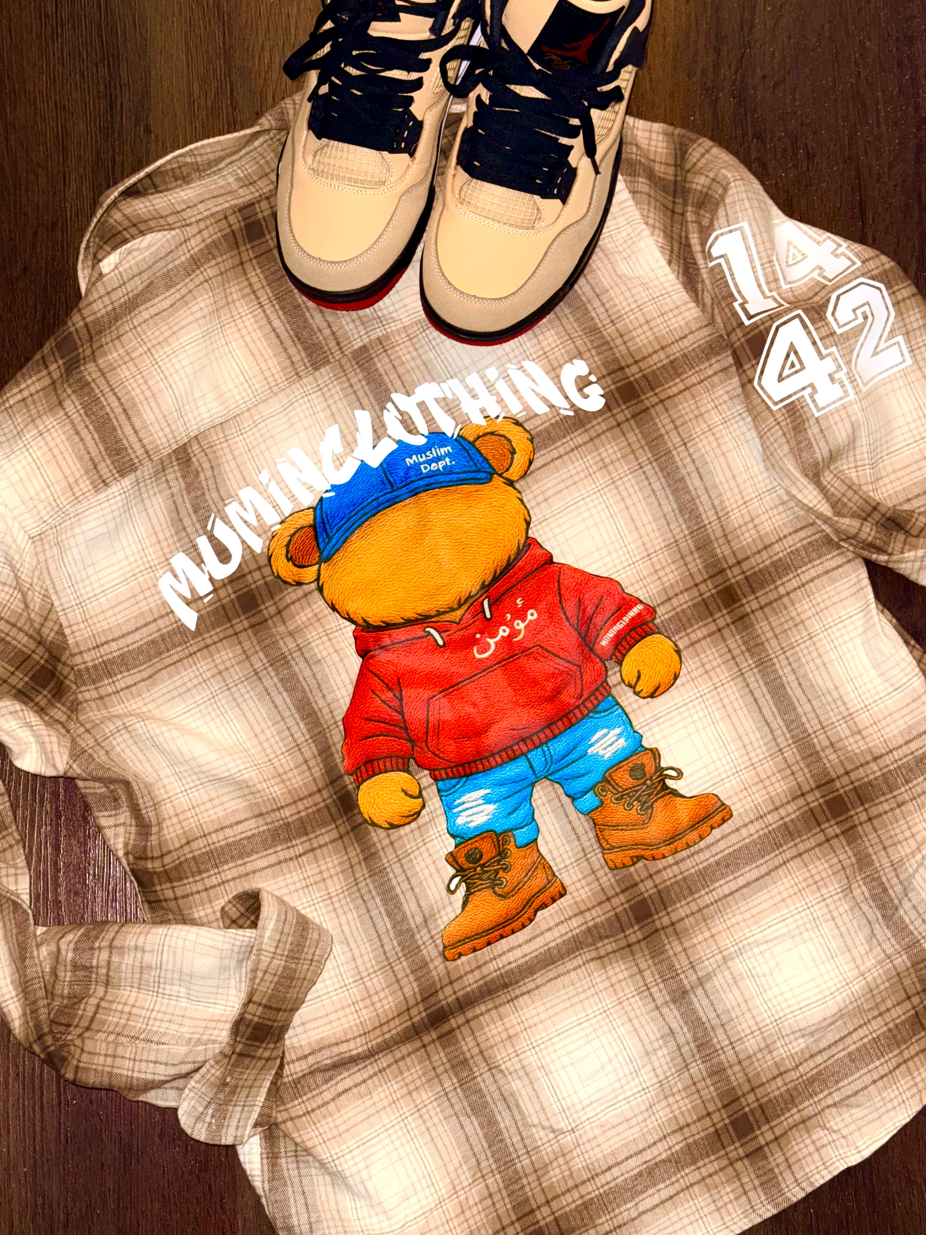 Flannel button up shirt