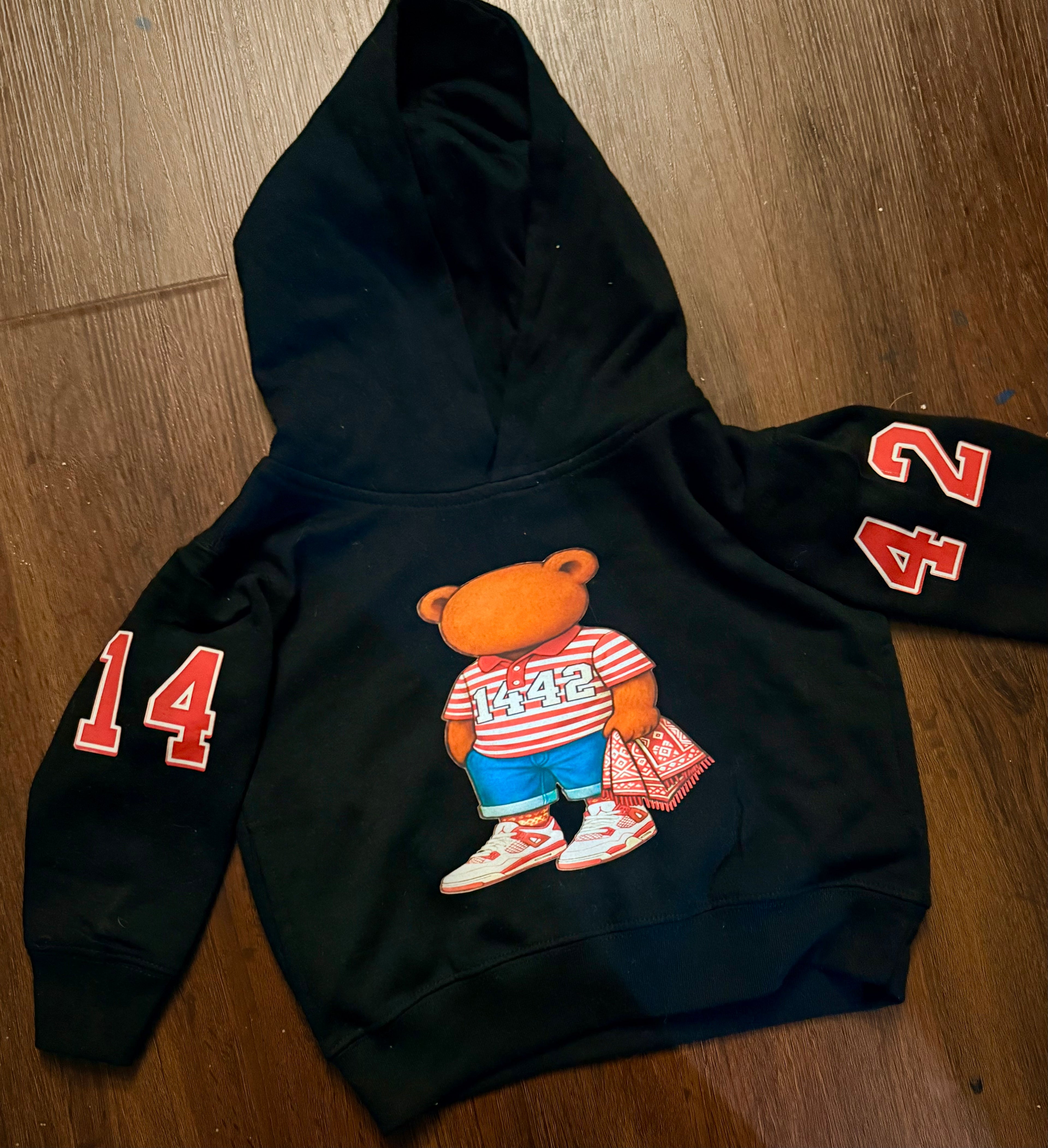 Kids teddy hoodie