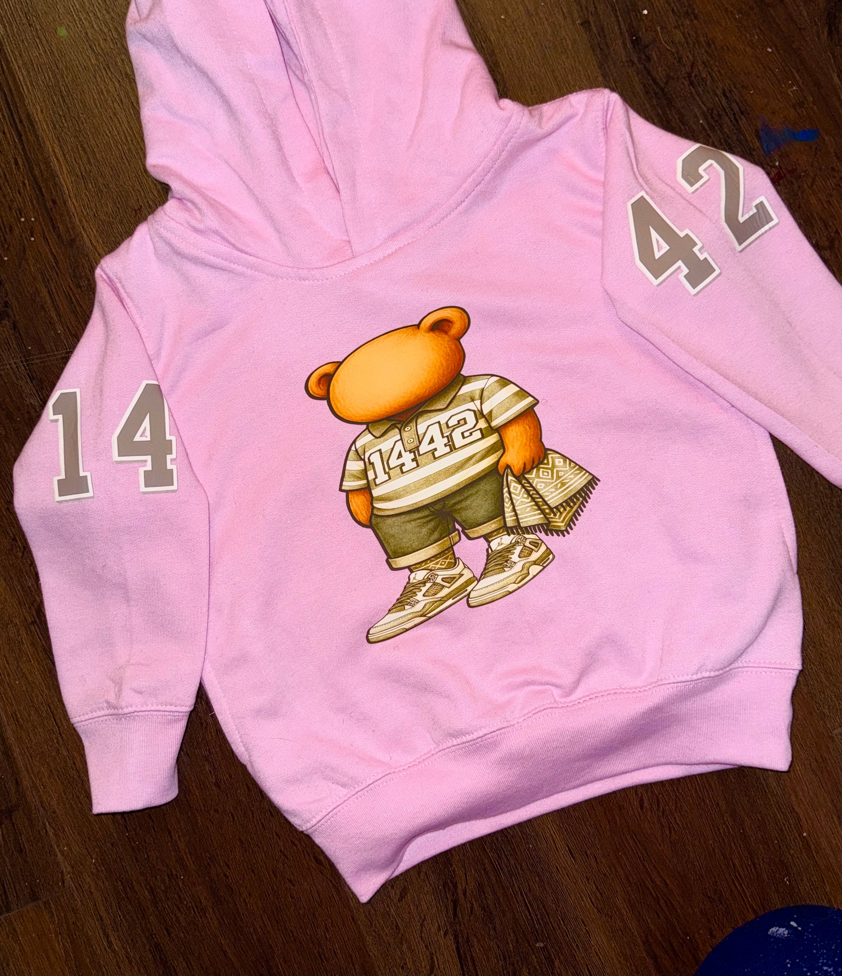 Kids teddy hoodie