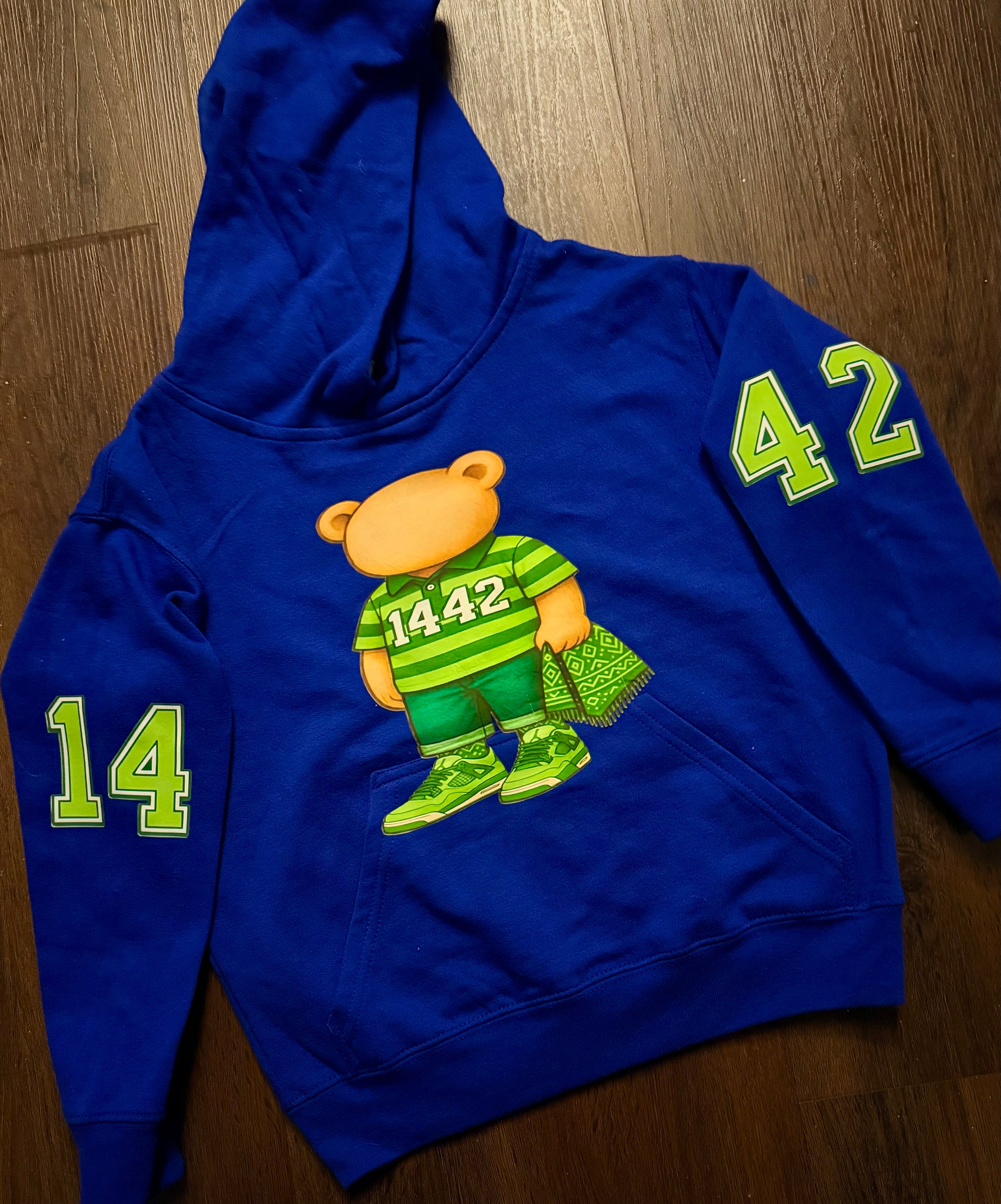 Youth teddy hoodie