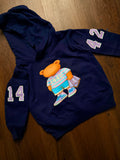 Toddler teddy hoodie