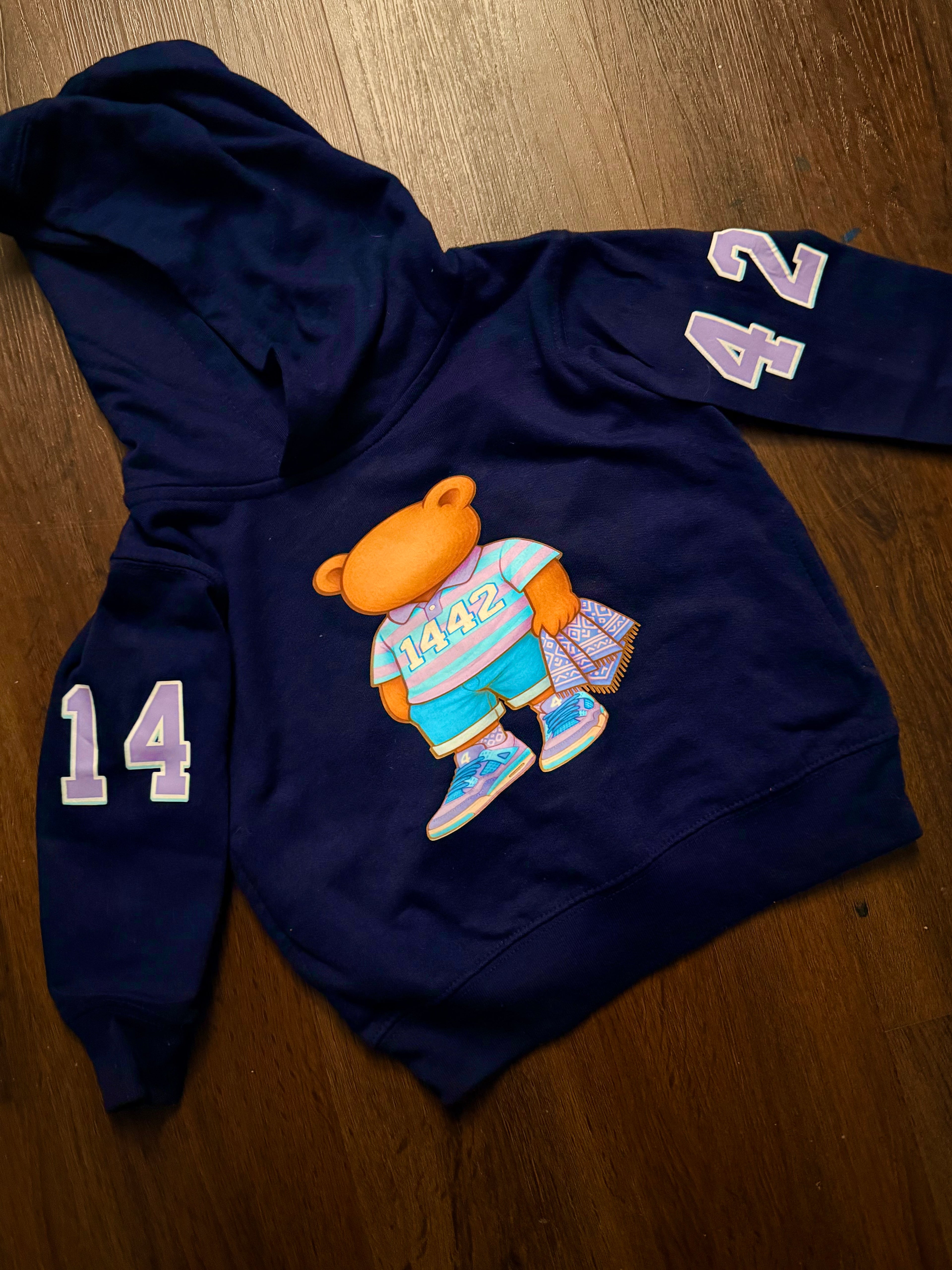Toddler teddy hoodie