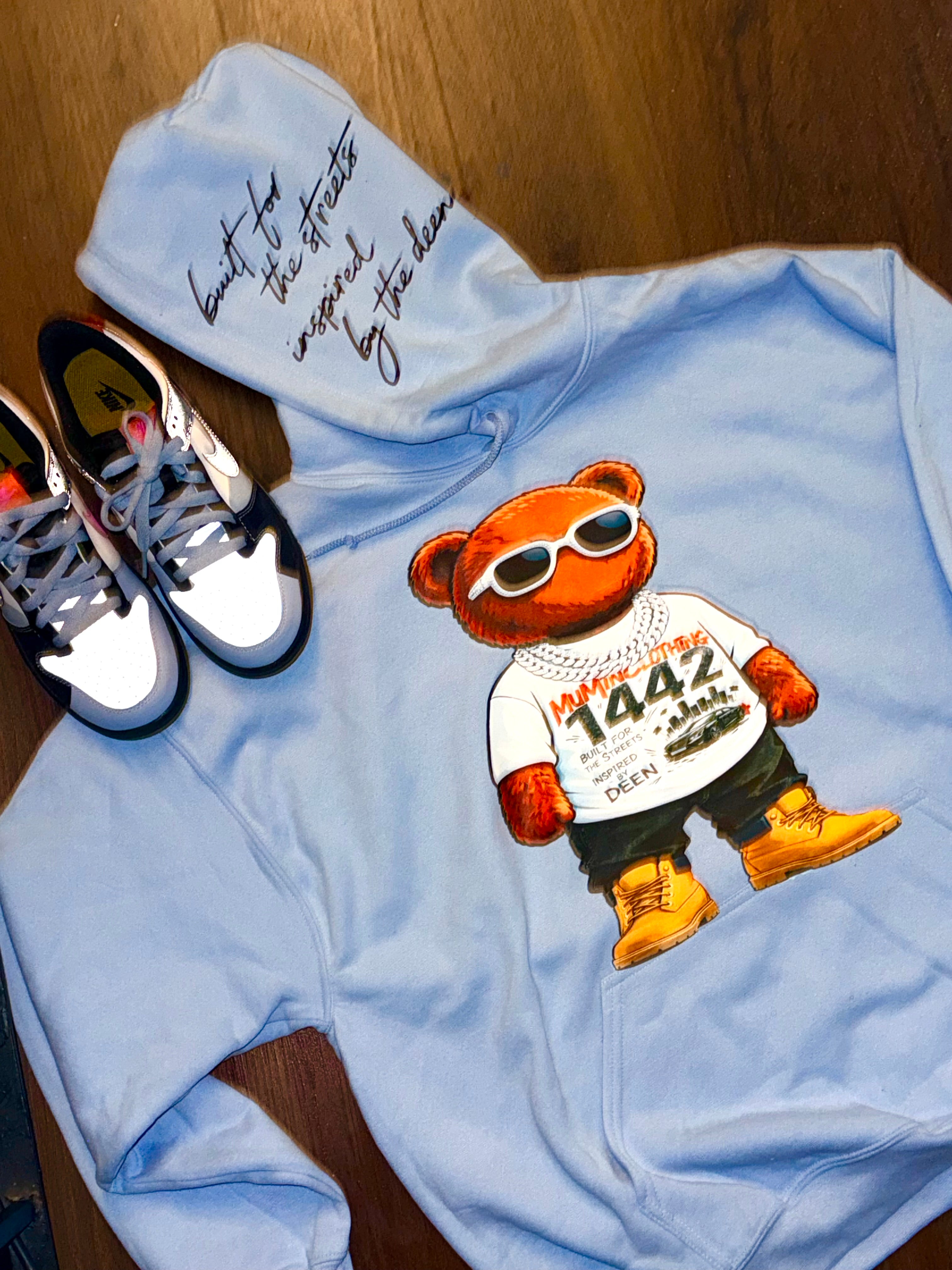 Logo Teddy Bear Hoodie