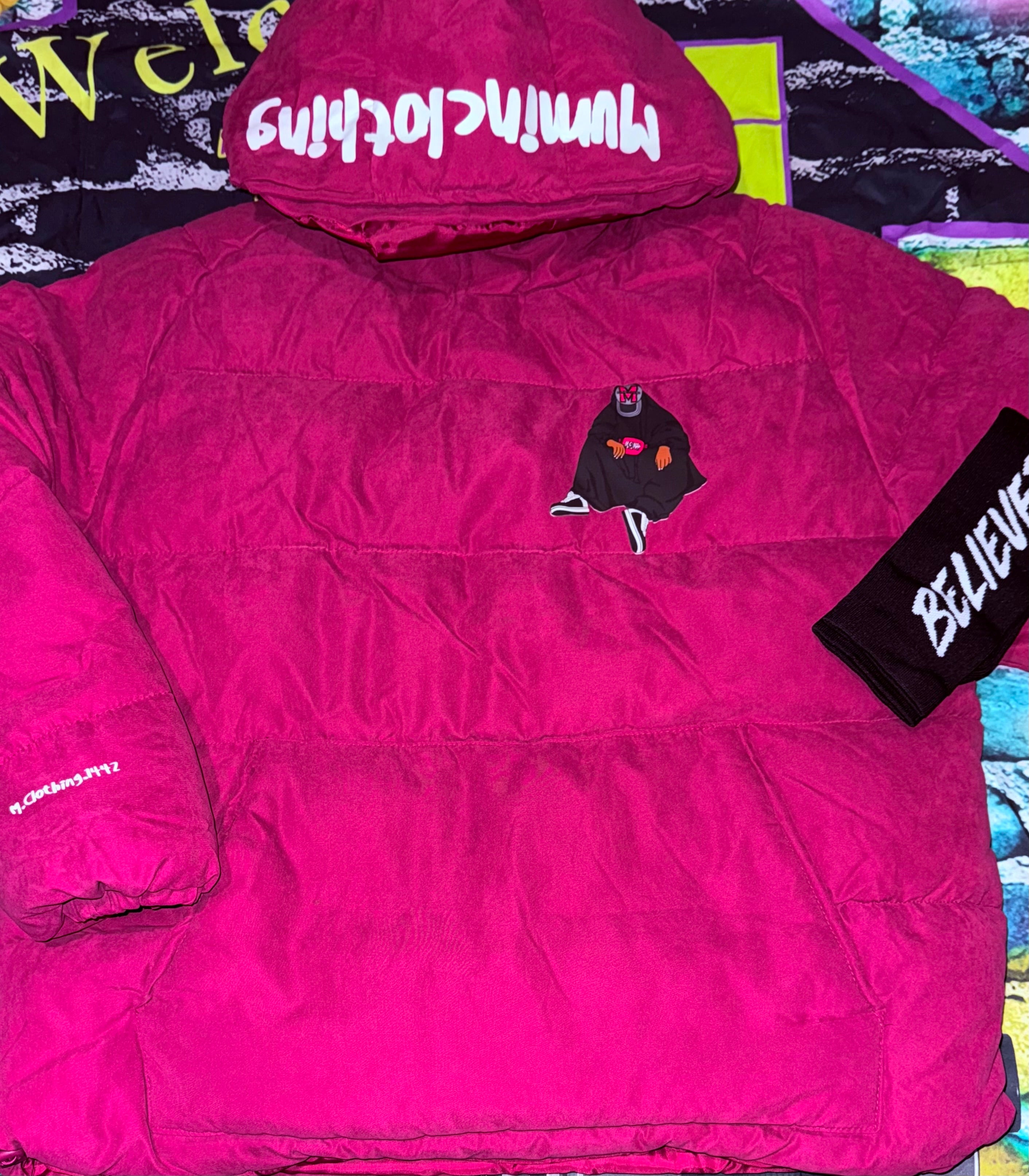 Mumin pullover puffer coat