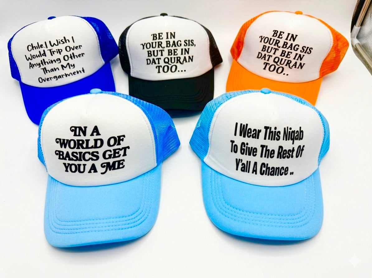 Quote trucker hat
