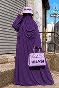 Lavender hijabi bucket hat