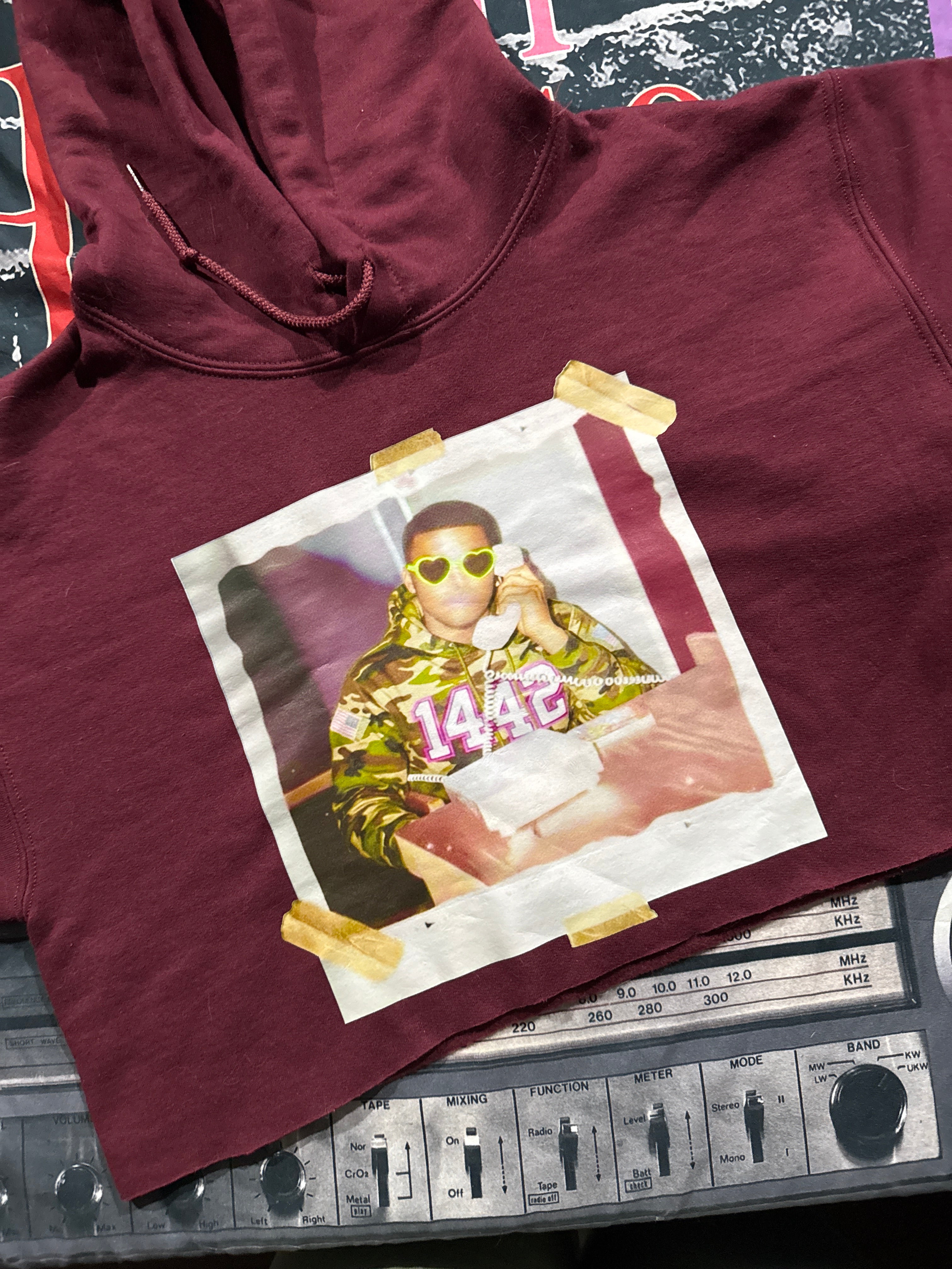 Cropped hoodie