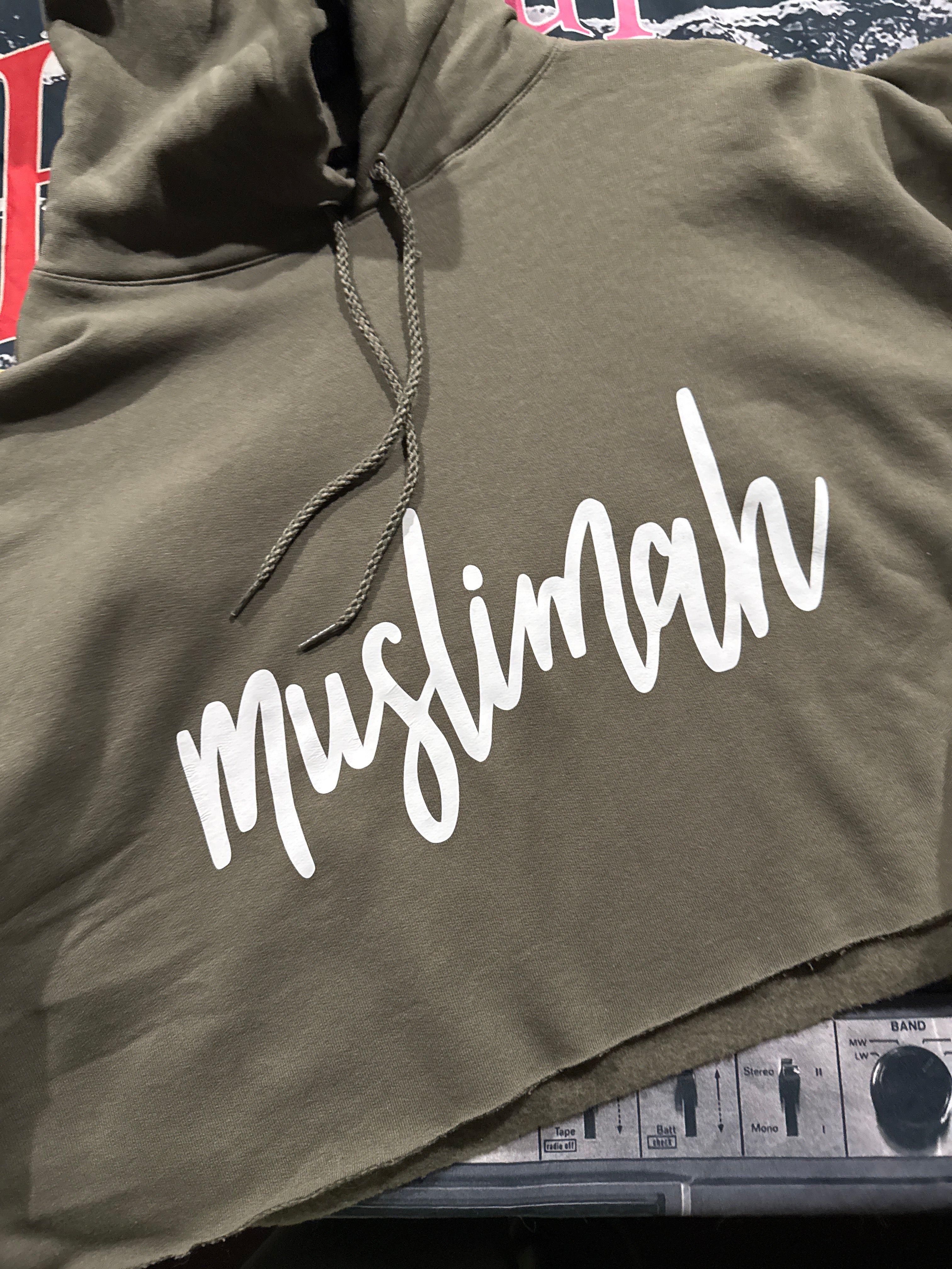 Cropped hoodie