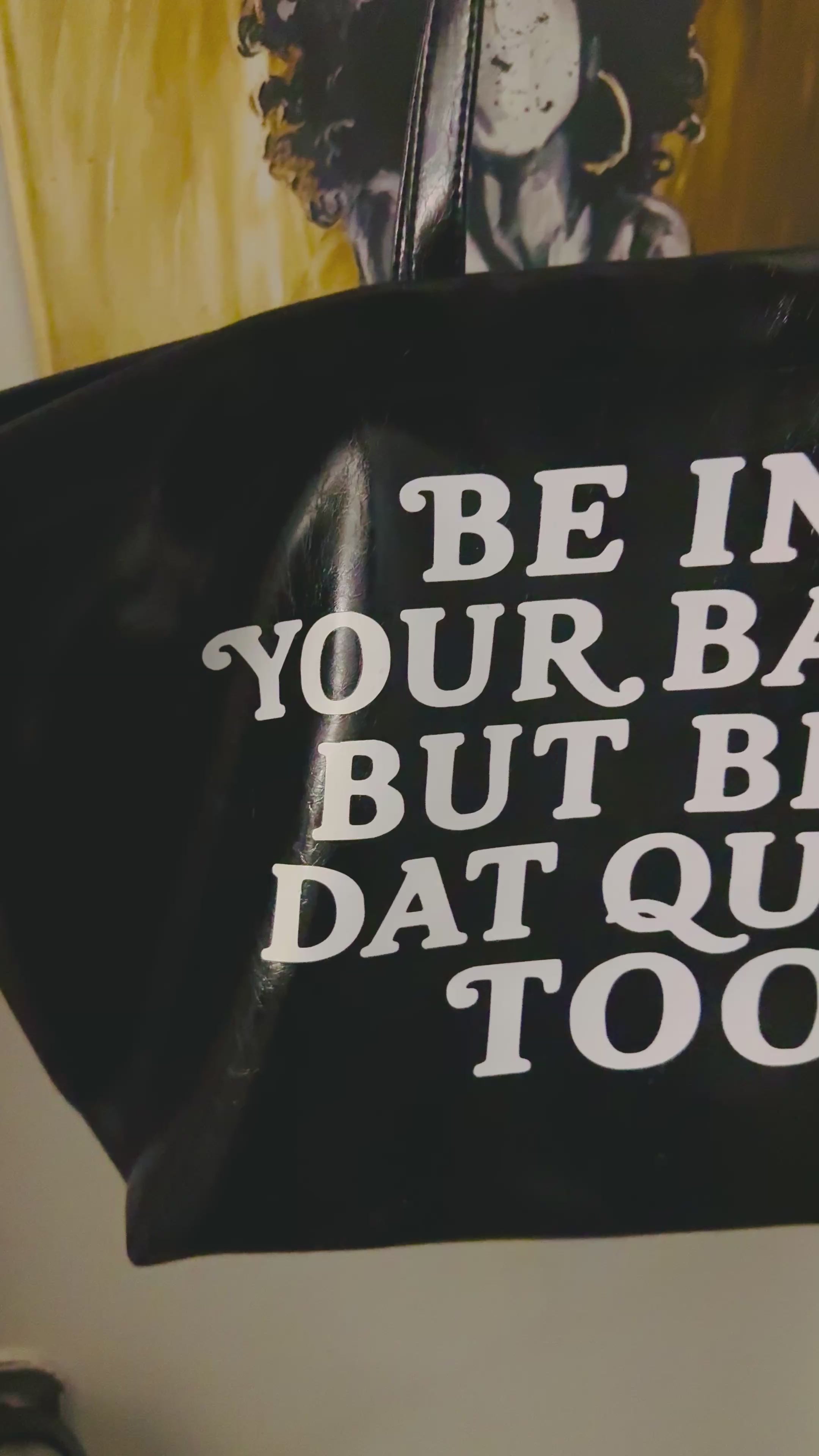 Be in that Quran tote bag